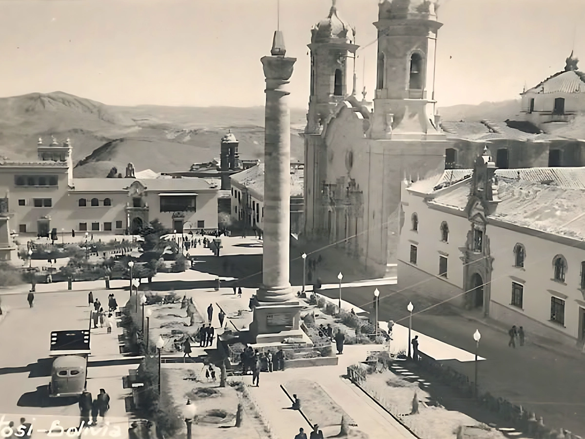 Potosí en el siglo XX, Plaza 6 de Agosto